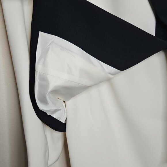 Tahari Arthur S. Levine Vintage Two Tone Blazer Skirt Suit Set Size 10 EUC - Picture 4 of 7